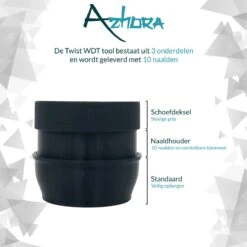 Azhora Twist WDT Tool Met 10 Naalden - Weiss Distribution Technique - Espresso Distributie Tool - Koffie Verdeler -Koffieverkoopwinkel 1200x1200 155