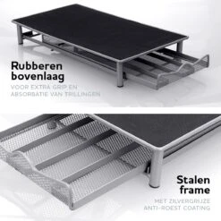 Capsulehouder Met Lade - Geschikt Voor Nespresso Koffiecups - 40 Capsules - Plateau Voor Koffiecupmachine – Zilver/grijs 12 Capsulehouder Met Lade - Geschikt Voor Nespresso Koffiecups - 40 Capsules - Plateau Voor Koffiecupmachine – Zilver/grijs -Koffieverkoopwinkel 1200x1200 188