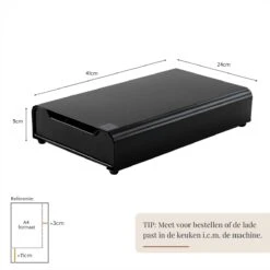 Kitchen Lab Co.® Capsule Houder Dolce Gusto, Nespresso En Nespresso Vertuo - Zwart - Max. 55 Capsules - Met Lade - Incl. Koffie Recepten E-boek 15 Kitchen Lab Co.® Capsule Houder Dolce Gusto, Nespresso En Nespresso Vertuo - Zwart - Max. 55 Capsules - Met Lade - Incl. Koffie Recepten E-boek -Koffieverkoopwinkel 1200x1200 192