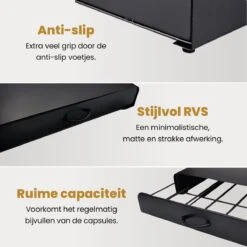 Dolce Gusto Capsulehouder Met Lade - Voor 36 Dolce Gusto Capsules - Koffiecups Houder RVS Met E-book - Kitchen Royal® -Koffieverkoopwinkel 1200x1200 206