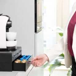 Navaris Capsulehouder Met 4 Lades - Compatibel Met Nespresso En Meer Merken - Houder Voor Koffiecups - Organizer Voor Cups En Accessoires -Koffieverkoopwinkel 1200x1200 227