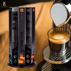 Boscer® Nespresso Capsule Houder | 60 Koffie & Espresso Cup Houder | 360° Draaibaar Antislip | Capsulehouder Zwart 14 Boscer® Nespresso Capsule Houder | 60 Koffie & Espresso Cup Houder | 360° Draaibaar Antislip | Capsulehouder Zwart -Koffieverkoopwinkel 1200x1200 234