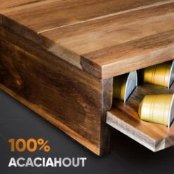 Dieux - Capsulehouder - 42 Capsules - Acacia Hout - Capsulehouder Nespresso - Luxe Kwaliteit - Nespresso - Cuphouder - Nespresso Cups - Cuphouder - Keuken - Koffie Apparaat - Pasen -Koffieverkoopwinkel 1200x1200 249