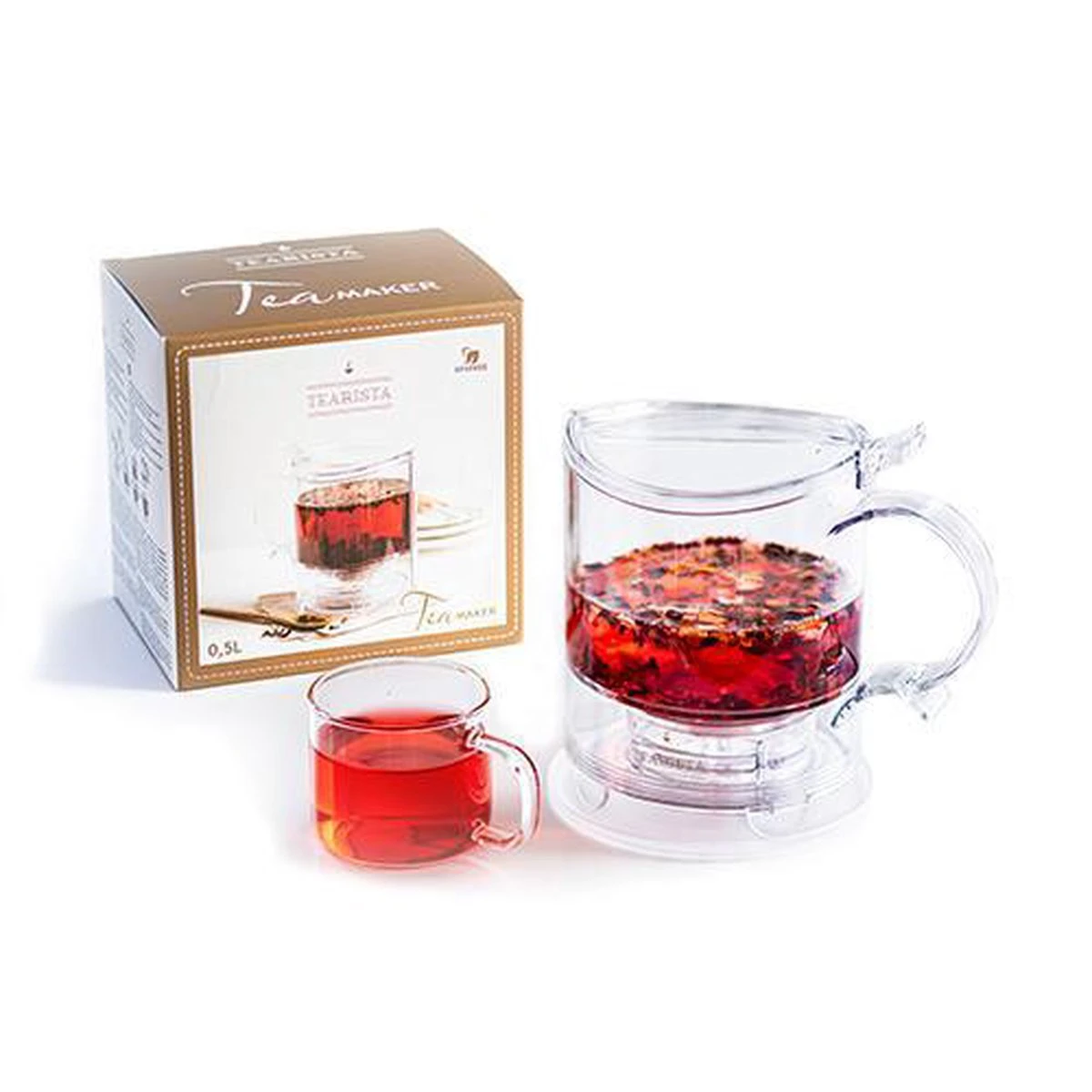 Tea Maker - Theezetter - Tearista - 0,5L - Theezeef 6 Tea Maker - Theezetter - Tearista - 0,5L - Theezeef - Afbeelding 4