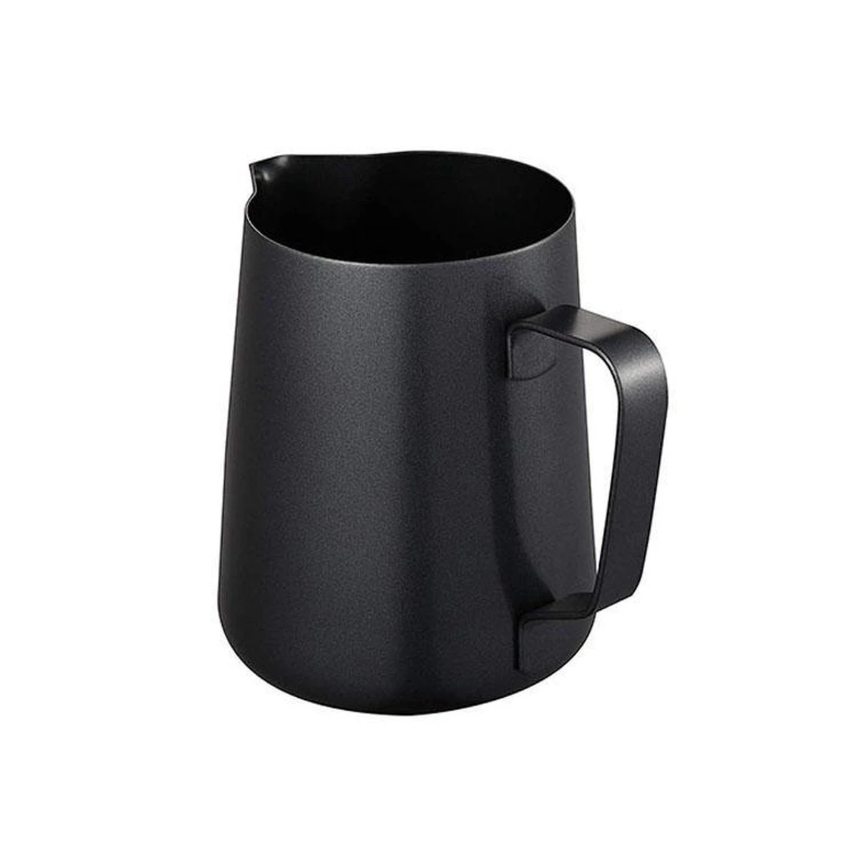 Melkopschuimkan Van Roestvrijstaal (350ml) - Zwart - Melkkannetje RVS - Barista Melkkan 8 Melkopschuimkan Van Roestvrijstaal (350ml) - Zwart - Melkkannetje RVS - Barista Melkkan - Afbeelding 6