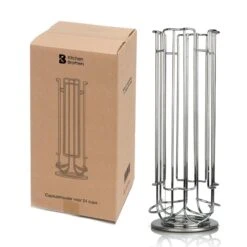KitchenBrothers Capsulehouder - Dolce Gusto - 24 Cups - Draaibaar - RVS -Koffieverkoopwinkel 1200x1200 288