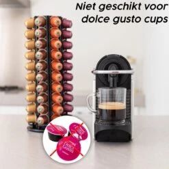 Capsulehouder Voor 80 Nespresso Koffiecups - Nespresso Cups - Koffiecups Houder - 360º Draaibaar Zwart -Koffieverkoopwinkel 1200x1200 294