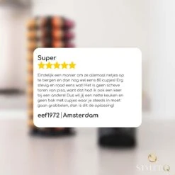 Capsulehouder Voor 80 Nespresso Koffiecups - Nespresso Cups - Koffiecups Houder - 360º Draaibaar Zwart -Koffieverkoopwinkel 1200x1200 295