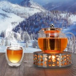 INTIRILIFE Theepot Warmer In Zilver – Roestvrijstalen Theepot Met Patroon Voor Hittebestendige Theepotten – Roestvrijstalen Theewarmer Voor Koffie, Thee En Nog Veel Meer. -Koffieverkoopwinkel 1200x1200 3