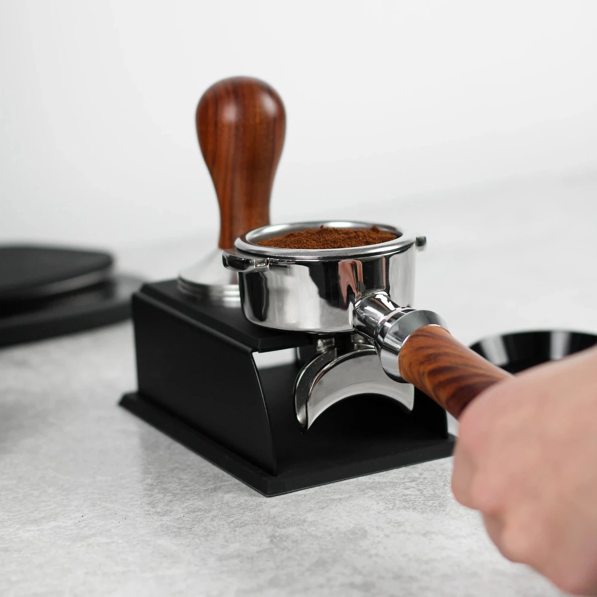 Tamper Station - Zwart – Tamper Station – Tamperstation - Tamper Houder - Pistonhouder 9 Tamper Station - Zwart – Tamper Station – Tamperstation - Tamper Houder - Pistonhouder - Afbeelding 7