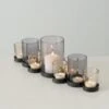 Theelichthouder Zwart Metaal / Glas. Set Van 9 1 Theelichthouder Zwart Metaal / Glas. Set Van 9 -Koffieverkoopwinkel 1200x1200 36