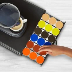 KitchenBrothers Capsulehouder - Met Lade - Dolce Gusto - 36 Capsules - RVS - Zwart -Koffieverkoopwinkel 1200x1200 386