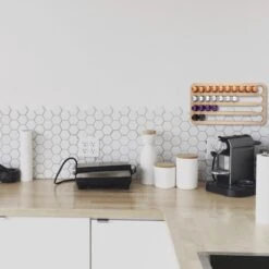 Jooba Capsulehouder Nespresso - Koffiecups Houder - Wandhouder - Hout - 40 Capsules - Cuphouder -Koffieverkoopwinkel 1200x1200 397