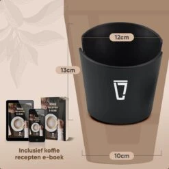 Leonomics Uitklopbak Voor Koffie En Espresso – Knockbox Van Ecologisch En Duurzaam Materiaal – Afklopbak Met Antislip Ring -Koffieverkoopwinkel 1200x1200 445