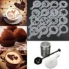 Merkloos RVS Cappuccino / Cacao Strooier Set - Met Koffie / Cacao Sjablonen & Barista Tools 2 Merkloos RVS Cappuccino / Cacao Strooier Set - Met Koffie / Cacao Sjablonen & Barista Tools -Koffieverkoopwinkel 1200x1200 471