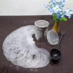 SVH Company RVS Cappuccino Set Cacao Strooier Koffie Sjablonen Barista Tools - 18 Delig -Koffieverkoopwinkel 1200x1200 485