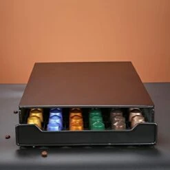 Luxe Capsule Houder Met Lade - Nespresso Koffie Pad En Cups Houder - 60 Stuks 14 Luxe Capsule Houder Met Lade - Nespresso Koffie Pad En Cups Houder - 60 Stuks -Koffieverkoopwinkel 1200x1200 499