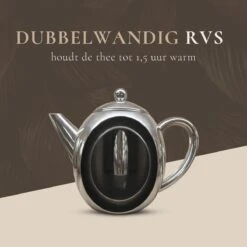 T&C Theepot Met Filter En Dubbelwandig - 1,2L - Matte Grijs 15 T&C Theepot Met Filter En Dubbelwandig - 1,2L - Matte Grijs -Koffieverkoopwinkel 1200x1200 561