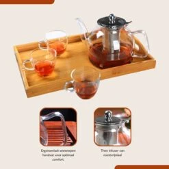SensaHome - Infuser Theekan/Theepot - Transparant - Glas -Koffieverkoopwinkel 1200x1200 617
