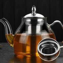 SensaHome - Infuser Theekan/Theepot - Transparant - Glas -Koffieverkoopwinkel 1200x1200 623