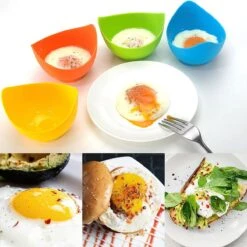 IGOODS 4 Pack Egg Poacher Cups - Perfect Gepocheerde Eieren - Egg Maker Niet-gepocheerde Eieren Cups BPA Gratis Siliconen Ei Poacher Cups Magnetron Ei Poacher- Ei Poacher Pan- Boiler Steamer- Magnetron Eieren -Koffieverkoopwinkel 1200x1200 68