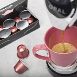 Aroma Club - Nespresso Compatible Capsules (120 St.) - No. 4 Fair Frank - Intensiteit 4/5 - Espresso - 100% Aluminium Koffiecups 14 Aroma Club - Nespresso Compatible Capsules (120 St.) - No. 4 Fair Frank - Intensiteit 4/5 - Espresso - 100% Aluminium Koffiecups -Koffieverkoopwinkel 1200x1200 873