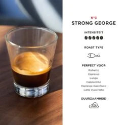 Aroma Club - Krachtige Koffiebonen 1KG - No. 3 Strong George - Koffie Intensiteit 5/5 -Koffieverkoopwinkel 1200x1200 940