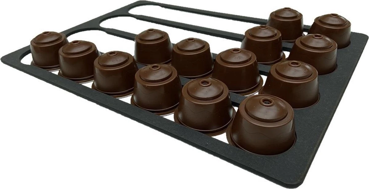 Merkloos Dolce Gusto Capsulehouder - Cuphouder Voor Dolce Gusto Cups - 24 Capsules - Zwart - Kerst Cadeau 5 Merkloos Dolce Gusto Capsulehouder - Cuphouder Voor Dolce Gusto Cups - 24 Capsules - Zwart - Kerst Cadeau - Afbeelding 3