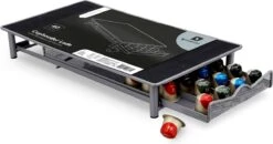 Capsulehouder Met Lade - Geschikt Voor Nespresso Koffiecups - 40 Capsules - Plateau Voor Koffiecupmachine – Zilver/grijs 16 Capsulehouder Met Lade - Geschikt Voor Nespresso Koffiecups - 40 Capsules - Plateau Voor Koffiecupmachine – Zilver/grijs -Koffieverkoopwinkel 1200x633