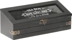Excellent Houseware Houten Theedoos/theekist Met 3 Vakken - 24 X 9 X 9 Cm - Antraciet - Theedozen -Koffieverkoopwinkel 1200x679 1