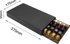 Nespresso Capsulehouder - Capsulehouder Nespresso - Nespresso - Nespresso Cuphouder - Cuphouder Nespresso - Lade - Koffie - Zwart - 40 Capsules -Koffieverkoopwinkel 1200x753 3