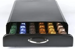 Adge - Capsule Houder Met Lade - Geschikt Voor Dolce Gusto - 36 Capsules - RVS - Zwart -Koffieverkoopwinkel 1200x790 2