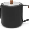 Bredemeijer - Theepot Duet Design Boston 1,1L Mat Zwart- Dubbelwandig -Koffieverkoopwinkel 1200x792 1