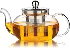 Glazen Theepot Met Filter (RVS) - 1.2 Liter - Thee Infuser – Borosilicaat – Anti-druppel Tuit 9 Glazen Theepot Met Filter (RVS) - 1.2 Liter - Thee Infuser – Borosilicaat – Anti-druppel Tuit -Koffieverkoopwinkel 1200x824 1