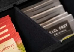 Theedoos Zwart 9-vaks - Met Fluweel - 23 X 23 Cm -Koffieverkoopwinkel 1200x840 4