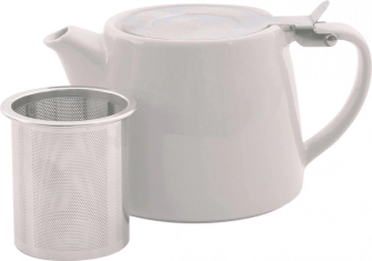 Point-Virgule - Theepot Met Thee Infuser - Mat - Gebroken Wit - 500ml 10 Point-Virgule - Theepot Met Thee Infuser - Mat - Gebroken Wit - 500ml - Afbeelding 8