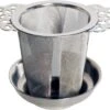 Theefilter RVS - Theezeef Losse Thee Voor Kop Of Hele Pot Met Houder En Lekbakje 2 Theefilter RVS - Theezeef Losse Thee Voor Kop Of Hele Pot Met Houder En Lekbakje -Koffieverkoopwinkel 1200x914