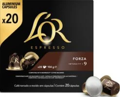 L'OR Espresso Forza Koffiecups - Intensiteit 9/12 - 10 X 20 Capsules -Koffieverkoopwinkel 1200x975 4