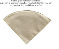 Hikr® Herbruikbare Koffiefilter - Incl. Gratis Katoenen Koffiefilter! - Filter Zonder Papier - Herbruikbaar - Opvouwbaar - Camping & Outdoor - Nr 4 Koffiefilterhouder -Koffieverkoopwinkel 1200x994