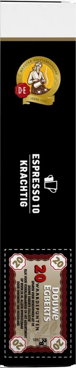 Douwe Egberts Espresso Krachtig Koffiecups - Intensiteit 10/12 - 10 X 20 Capsules 18 Douwe Egberts Espresso Krachtig Koffiecups - Intensiteit 10/12 - 10 X 20 Capsules -Koffieverkoopwinkel 249x1200 3