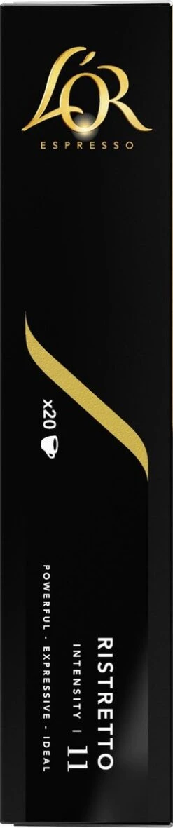 L'OR Espresso Ristretto Koffiecups - Intensiteit 11/12 - 10 X 20 Capsules -Koffieverkoopwinkel 251x1200 5