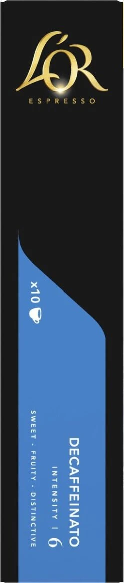L'OR Espresso Decaffeinato Koffiecups - Intensiteit 6/12 - 10 X 10 Capsules 16 L'OR Espresso Decaffeinato Koffiecups - Intensiteit 6/12 - 10 X 10 Capsules -Koffieverkoopwinkel 255x1200 13