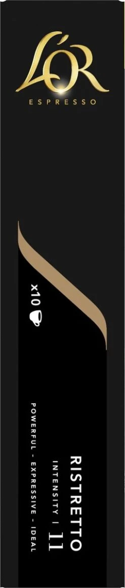 L'OR Espresso Ristretto (11) - 10 X 10 Koffiecups 15 L'OR Espresso Ristretto (11) - 10 X 10 Koffiecups -Koffieverkoopwinkel 255x1200