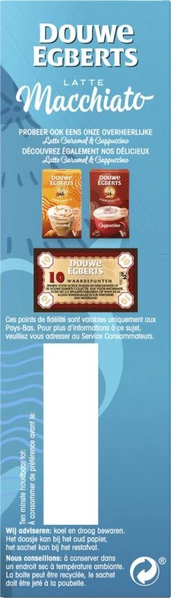 Douwe Egberts Verwenkoffie Latte Macchiato Oploskoffie - 5 X 8 Zakjes 17 Douwe Egberts Verwenkoffie Latte Macchiato Oploskoffie - 5 X 8 Zakjes -Koffieverkoopwinkel 343x1200 6