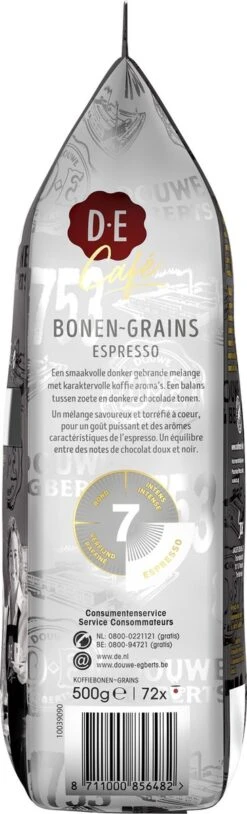 Douwe Egberts D.E Café Espresso Koffiebonen - Intensiteit 7/9 - 4 X 500 Gram 18 Douwe Egberts D.E Café Espresso Koffiebonen - Intensiteit 7/9 - 4 X 500 Gram -Koffieverkoopwinkel 364x1200 14