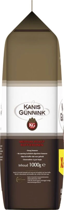 Kanis & Gunnink Medium Roast Koffiebonen - 4 X 1000 Gram - Voordeelverpakking 11 Kanis & Gunnink Medium Roast Koffiebonen - 4 X 1000 Gram - Voordeelverpakking -Koffieverkoopwinkel 369x1200