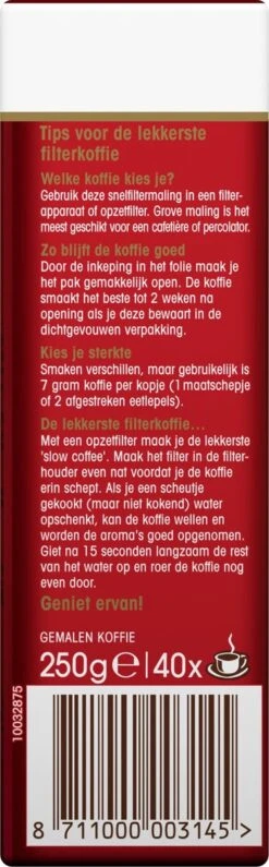 Douwe Egberts Aroma Rood Filterkoffie - 24 X 250 Gram 12 Douwe Egberts Aroma Rood Filterkoffie - 24 X 250 Gram -Koffieverkoopwinkel 373x1200 1