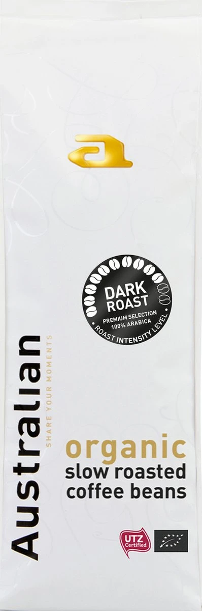 Australian Espresso Beans Dark Roast - UTZ Organic - 4 X 750 Gram 3 Australian Espresso Beans Dark Roast - UTZ Organic - 4 X 750 Gram