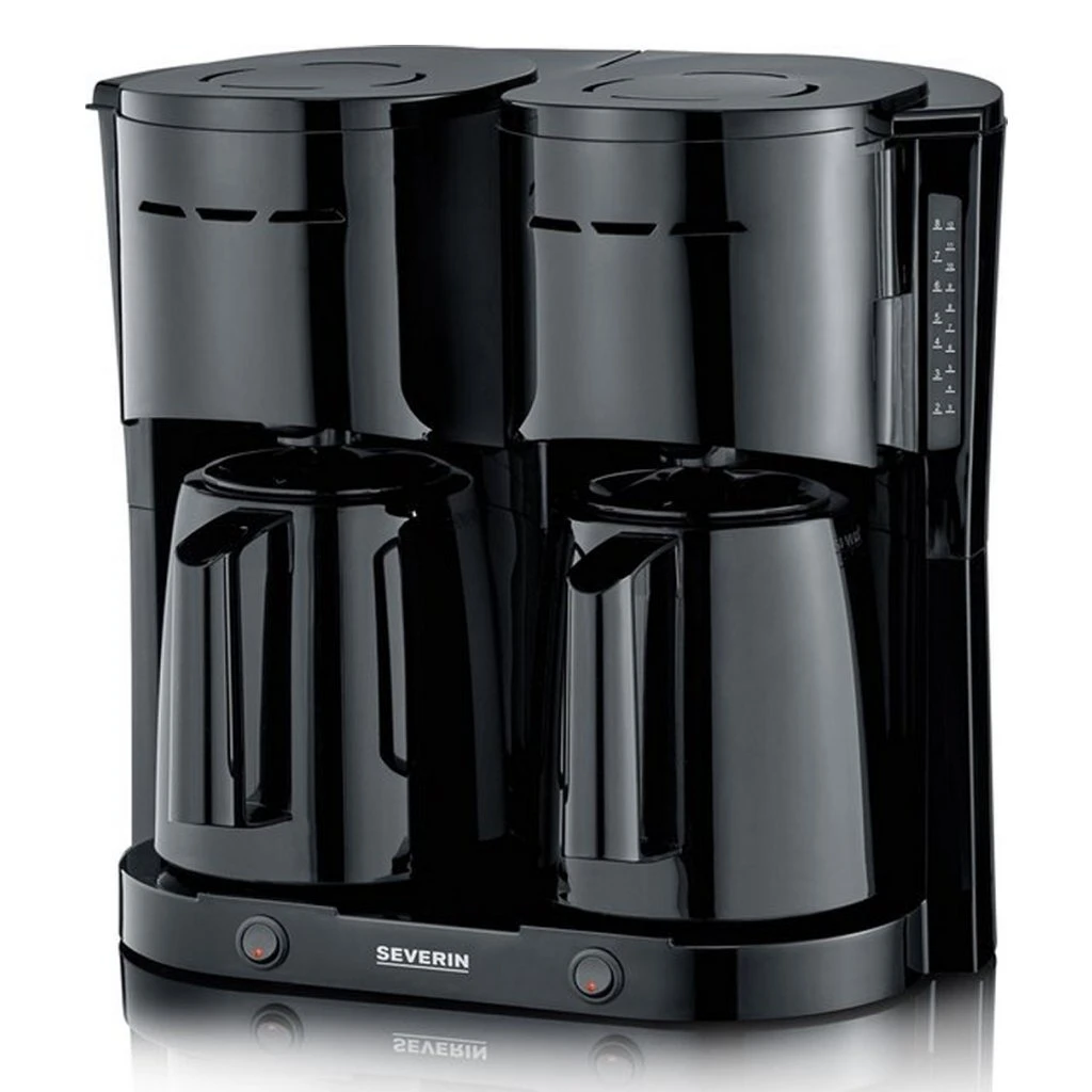 Severin KA5829 Duo Koffiezetapparaat Zwart 4 Severin KA5829 Duo Koffiezetapparaat Zwart - Afbeelding 2