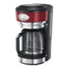 Russell Hobbs 21700-56 Retro Koffiezetapparaat Rood/RVS/Zwart -Koffieverkoopwinkel 4008496892570 1